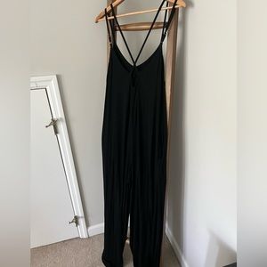 Pinkblush wide leg maternity jumpsuit